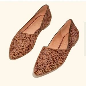 Madewell Lizbeth Dotted Calf Hair Flat - Size 6.5